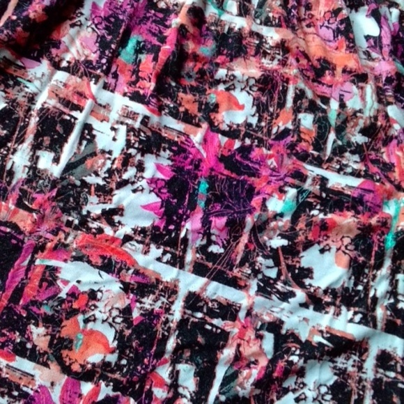 Cute Punk Goth Patterned Midi Tank Top Dress w/ Pockets!!!!!! - Picture 3 of 7